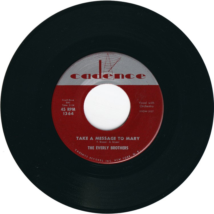 The Everly Brothers - Poor Jenny / Take A Message To Mary [Vinyl, Rockaway Pressing]