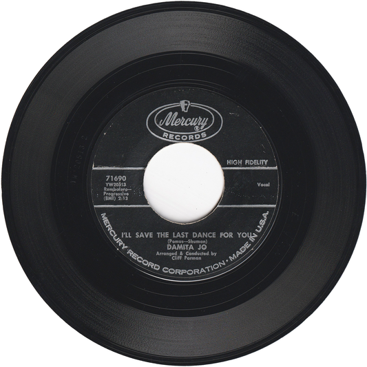 Damita Jo - I'll Save The Last Dance For You / Forgive