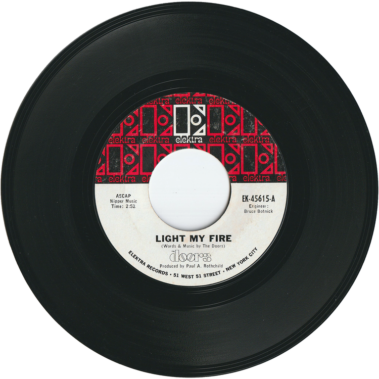 Doors - Light My Fire / The Crystal Ship [Styrene, Terre Haute Pressing]