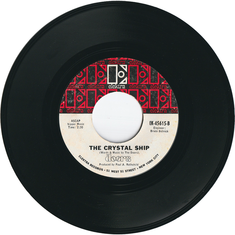 Doors - Light My Fire / The Crystal Ship [Styrene, Terre Haute Pressing]
