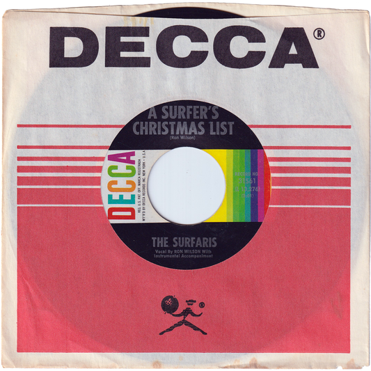 The Surfaris - A Surfer's Christmas List / Santa's Speed Shop