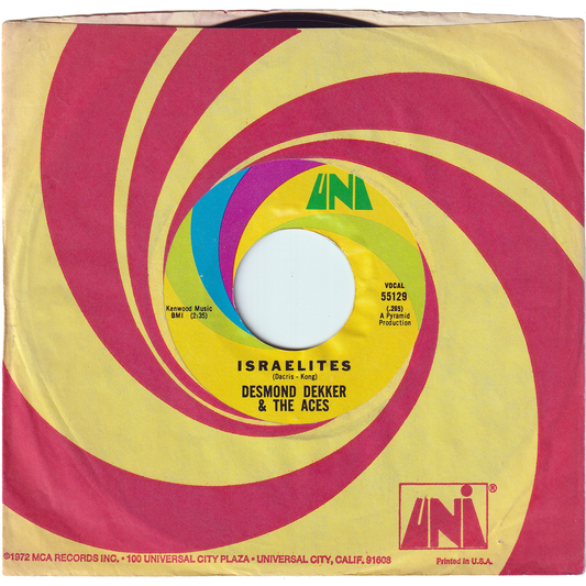 Desmond Dekker & The Aces - Israelites / My Precious World [1st.press, Styrene, Monarch Pressing]