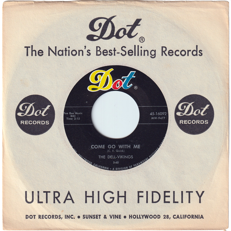 The Del Vikings - Come Go With Me / How Can I Find True Love [2nd.press]