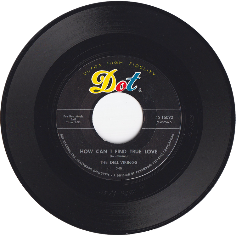 The Del Vikings - Come Go With Me / How Can I Find True Love [2nd.press]