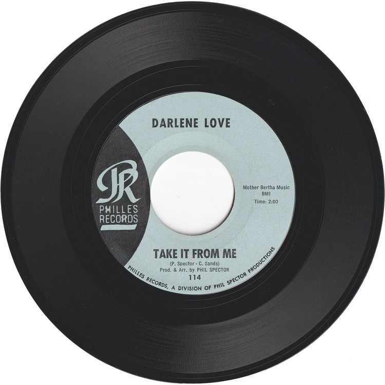 Darlene Love - Wait Til' My Bobby Gets Home / Take It From Me [Early Light Blue Labels, Styrene, Monarch Pressing]