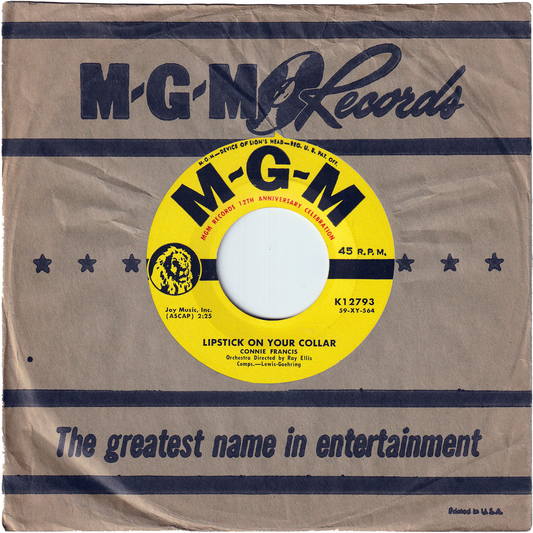 Connie Francis - Lipstick On Your Collar / Frankie