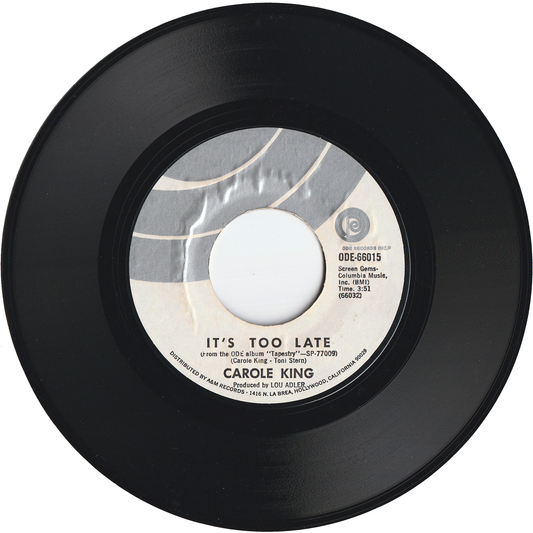 Carole King - It's Too Late / I Feel The Earth Move