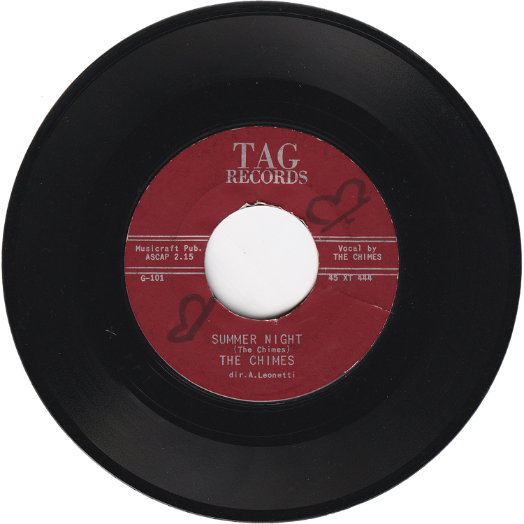 The Chimes - Once In Awhile / Summer Night [Styrene, TAG Maroon Label]