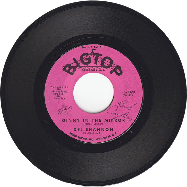 Del Shannon - Ginny In The Mirror / I Won't Be There