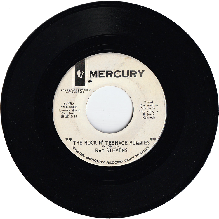Ray Stevens - The Rockin' Teenage Mummies / It Only Hurts When I Laugh [Promo]