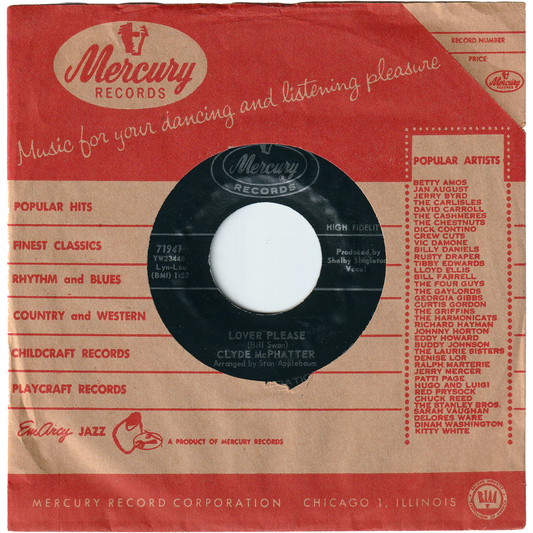 Clyde McPhatter - Lover Please / Let's Forget About The Past