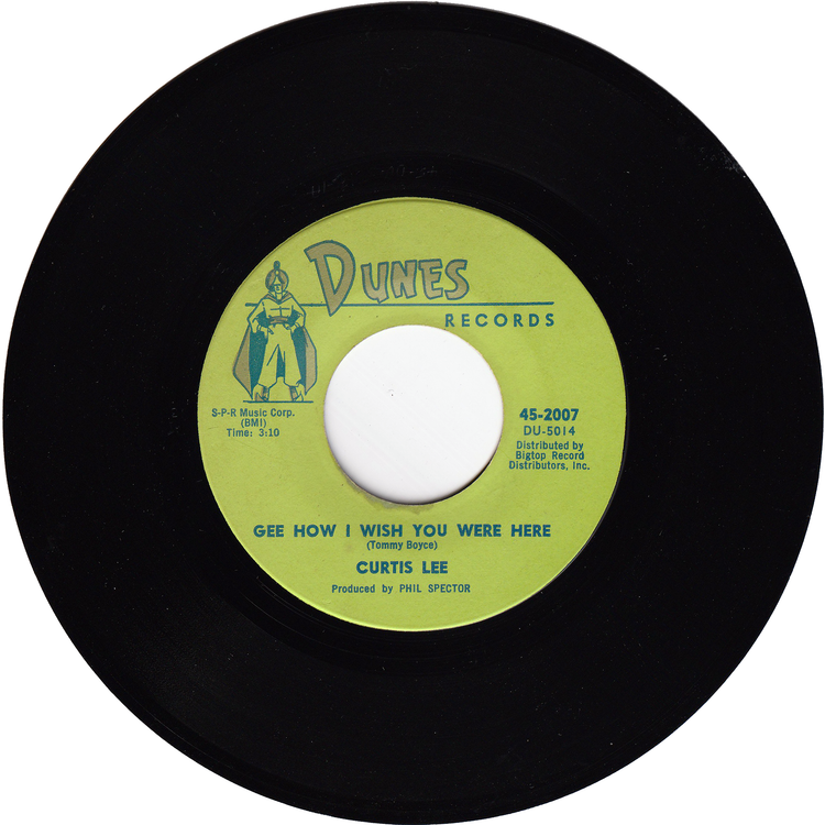 Curtis Lee - Pretty Little Angel Eyes / Gee How I Wish You Were Here [MGM Pressing]