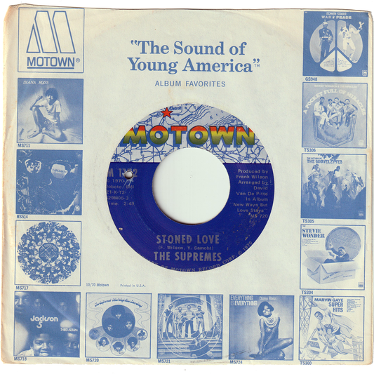 The Supremes - Stoned Love / Shine On Me [Vinyl, American Records Pressing]