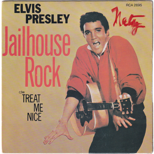 Elvis Presley - Jailhouse Rock / Treat Me Nice [Canada, 70's Re-Issue]