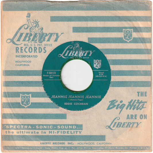Eddie Cochran - Jeannie Jeannie Jeannie / Pocketful Of Hearts [Hollywood Pressing]