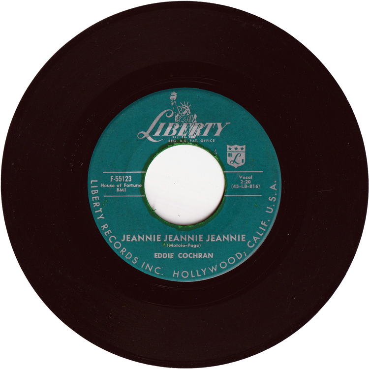Eddie Cochran - Jeannie Jeannie Jeannie / Pocketful Of Hearts [Hollywood Pressing]