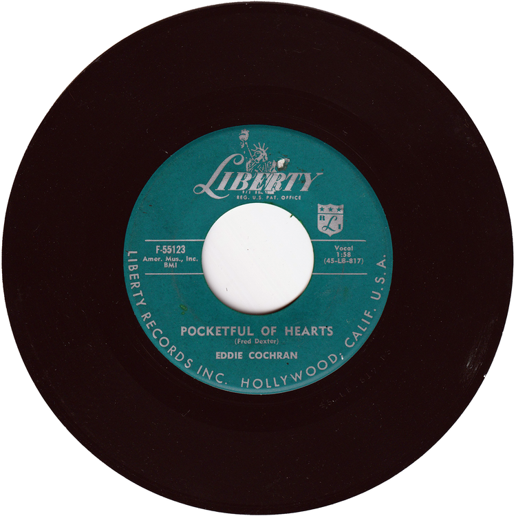 Eddie Cochran - Jeannie Jeannie Jeannie / Pocketful Of Hearts [Hollywood Pressing]