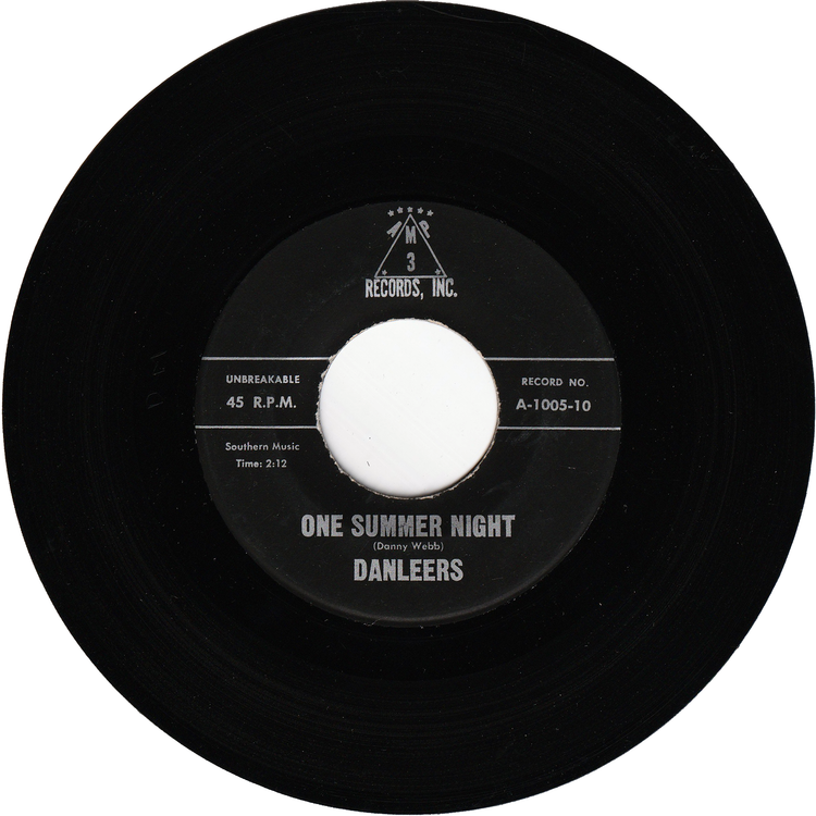 The Danleers - One Summer Night / Wheelin' & A-Dealin' [AMP3 Label]