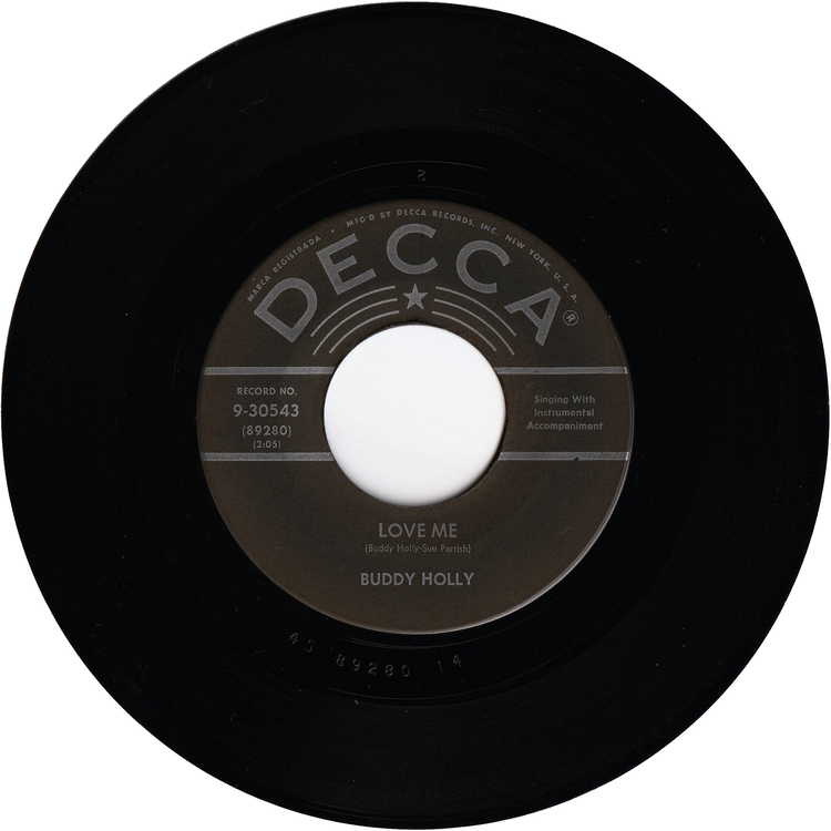 Buddy Holly - Love Me / You Are My One Desire