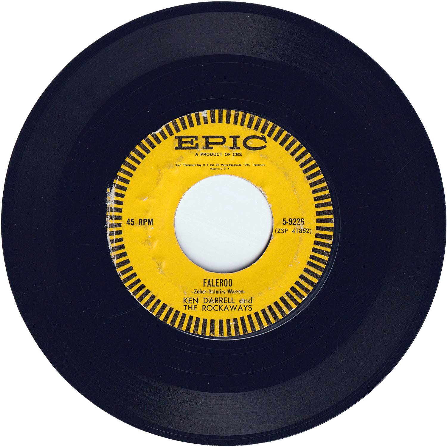 Ken Darrell & The Rockaways - Faleroo / Alicia & The Rockaways - I