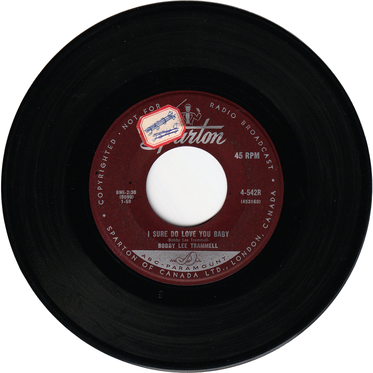 Bobby Lee Trammell - Shirley Lee / I Sure Do Love You Baby [Canada]