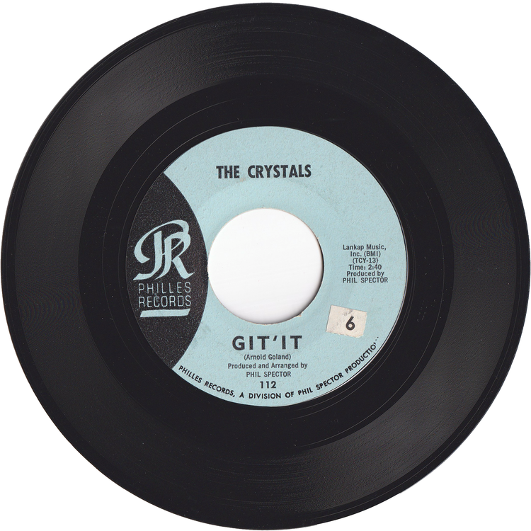 The Crystals - Da Doo Ron Ron (When He Walked Me Home) / Git' It [Styrene, Monarch Pressing]