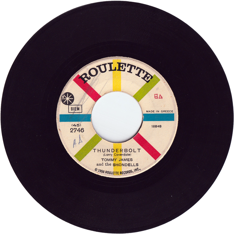 Tommy James & The Shondells - Hanky Panky / Thunderbolt [Greece]