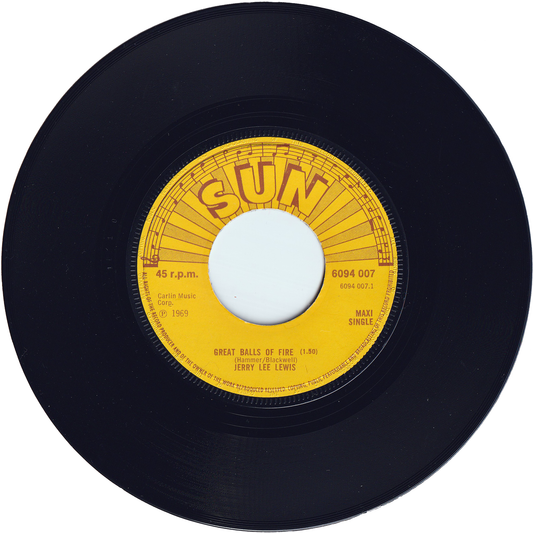 Jerry Lee Lewis - Great Balls Of Fire / Whole Lot Of Shakin' Goin' On + High School Confidential [60's Re-Issue, Maxi-Single]