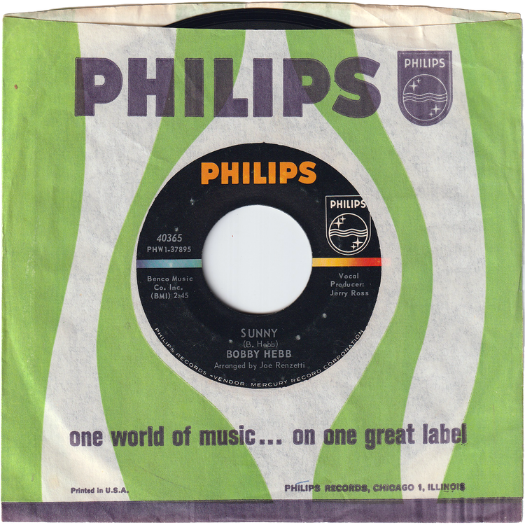 Bobby Hebb - Sunny / Bread [1st.press]