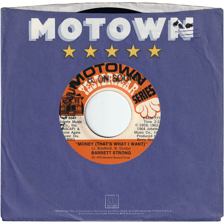 Barrett Strong - Money (That's What I Want) / Oh I Apologize [Re-Issue]