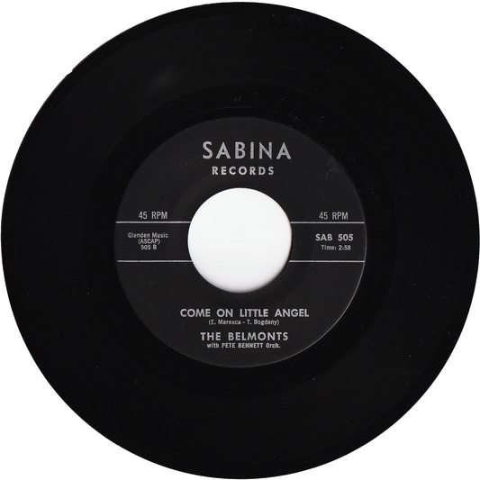 The Belmonts - Come On Little Angel / How About Me [Alco Pressing]