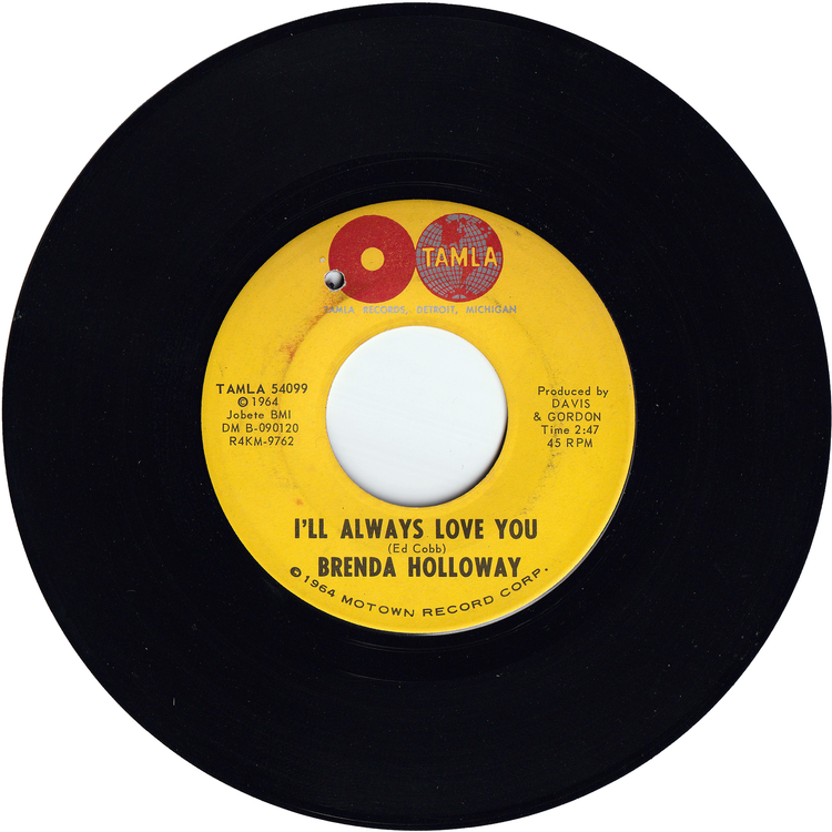 Brenda Holloway - I'll Always Love You / Sad Song [Vinyl, Monarch Pressing]