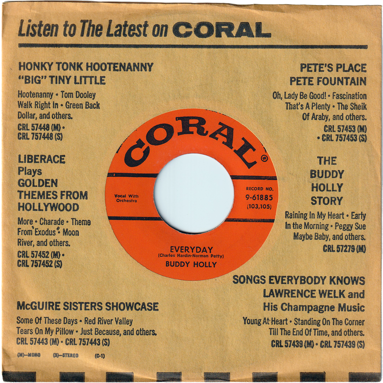 Buddy Holly - Everyday / Peggy Sue