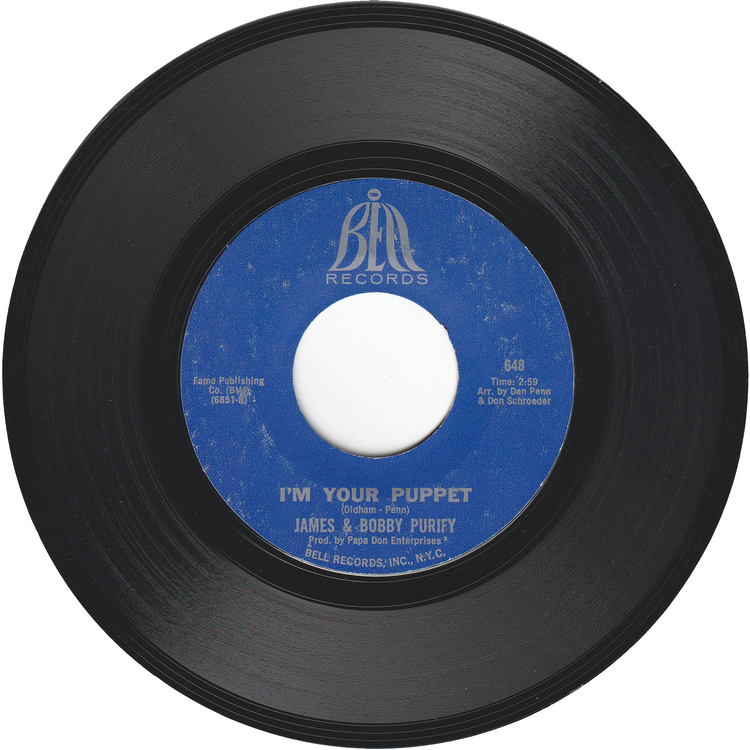 James & Bobby Purify - I'm Your Puppet / So Many Reasons [Styrene, Monarch Pressing]