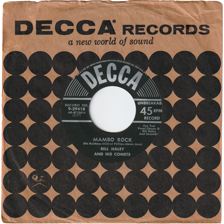 Bill Haley & his Comets - Mambo Rock / Birth Of The Boogie [1st Pressing]
