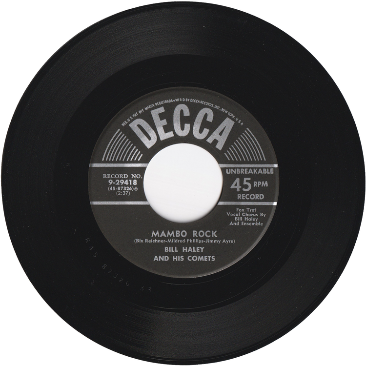 Bill Haley & his Comets - Mambo Rock / Birth Of The Boogie [1st Pressing]