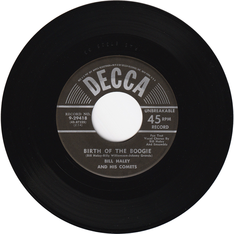 Bill Haley & his Comets - Mambo Rock / Birth Of The Boogie [1st Pressing]