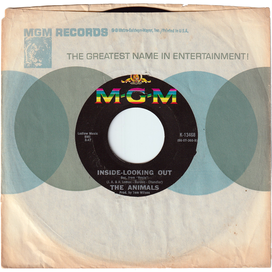 The Animals - Inside-Looking Out / You're On My Mind [Styrene, Monarch Pressing]
