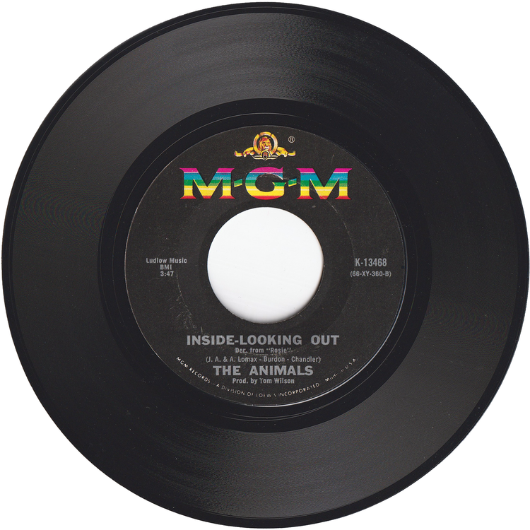 The Animals - Inside-Looking Out / You're On My Mind [Styrene, Monarch Pressing]