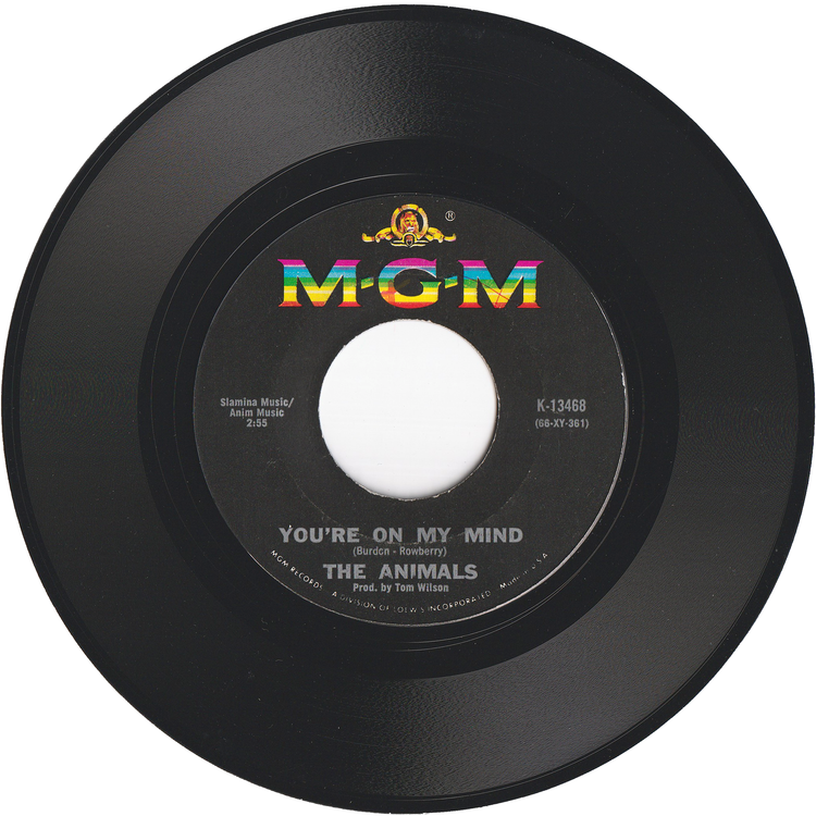 The Animals - Inside-Looking Out / You're On My Mind [Styrene, Monarch Pressing]