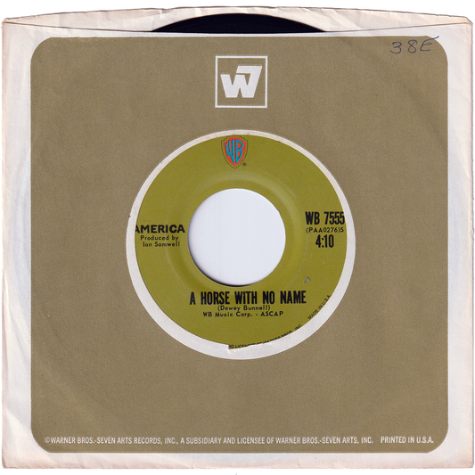 America - A Horse With No Name / Everyone I Meet Is From California [Vinyl, Santa Maria Pressing]