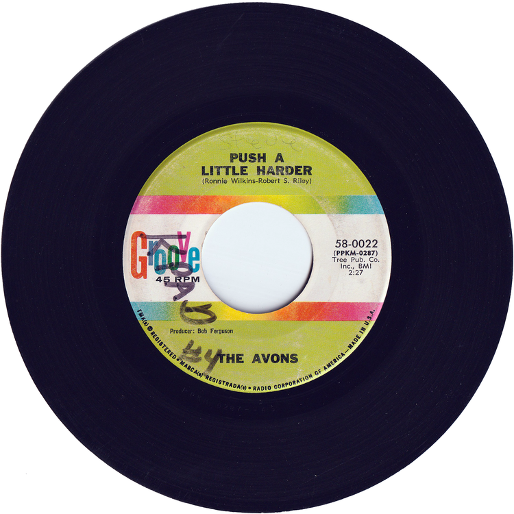 The Avons - Push A Little Harder / Oh, Gee Baby!