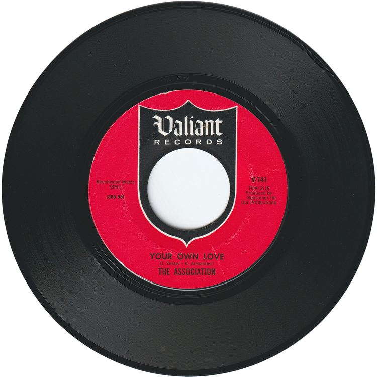 The Association - Along Comes Mary / Your Own Love [Styrene, Monarch Pressing]