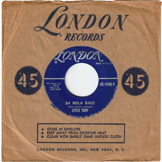 Little Tony - 24 Mila Baci / Bella Maria
