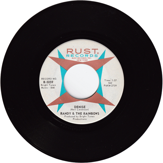 Randy & The Rainbows - Denise / Come Back [Vinyl, Indianapolis Pressing]