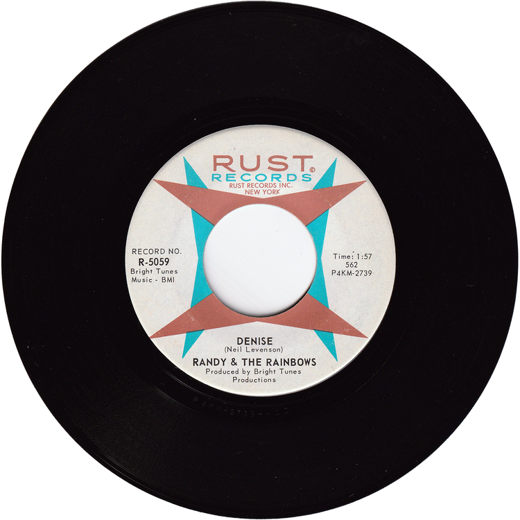 Randy & The Rainbows - Denise / Come Back [Vinyl, Indianapolis Pressing]