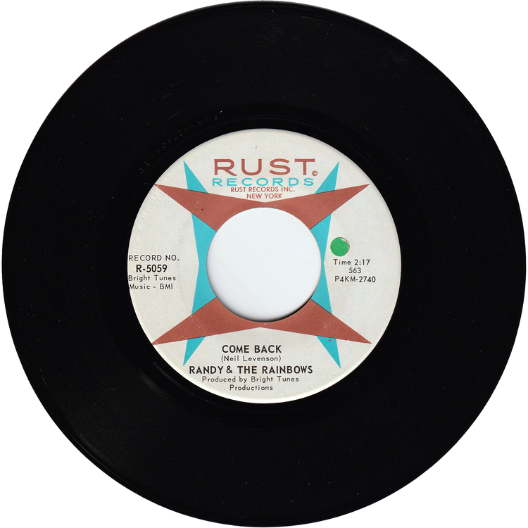 Randy & The Rainbows - Denise / Come Back [Vinyl, Indianapolis Pressing]