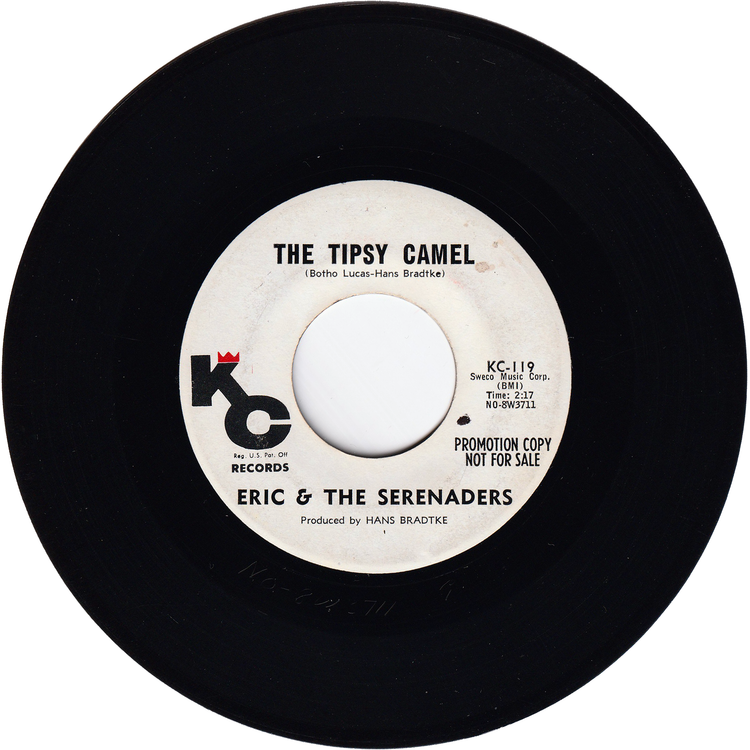 Eric & The Serenaders - The Tipsy Camel / Natasha [Promo, Color Vinyl]