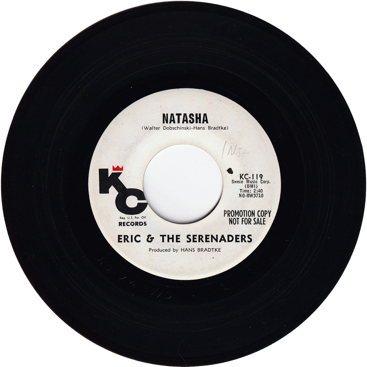 Eric & The Serenaders - The Tipsy Camel / Natasha [Promo, Color Vinyl]