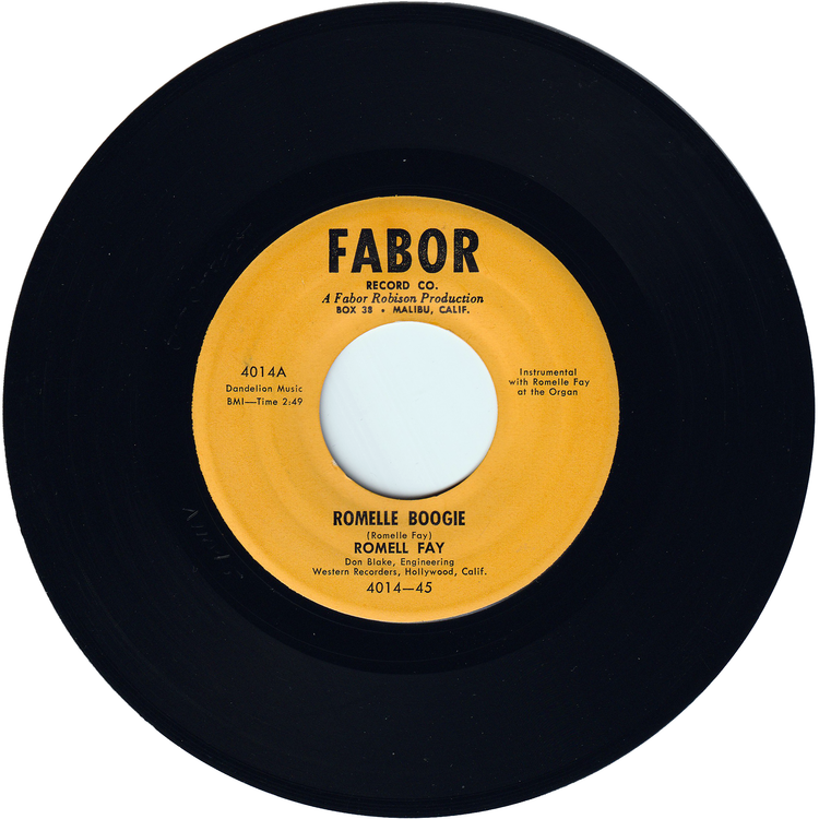 Romelle Fay - Indian Mood / Romelle Boogie